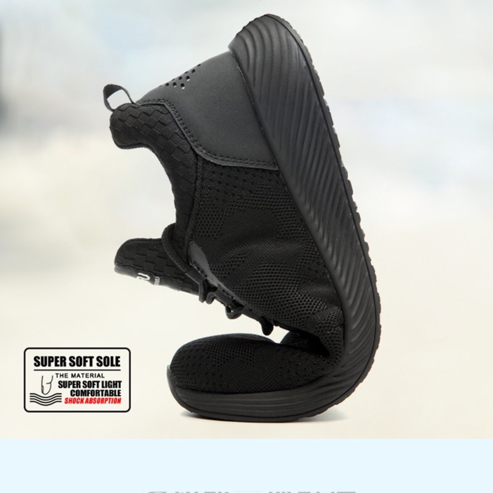 Men's Steel Toe Work Shoes Comfortable Anti Slip